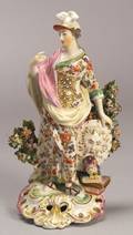 Derby Porcelain Figure Depicting Minerva