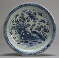 Liverpool Delftware Blue and White Shallow Serving Bowl