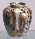 Wedgwood Black Fairyland Lustre Vase