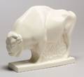Wedgwood CreamColored Skeaping Bison