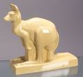 Wedgwood Cane Glazed Skeaping Kangaroo