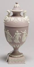 Wedgwood Solid Lilac Jasper Vase
