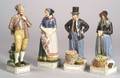 Four Royal Copenhagen Porcelain Figures of Townspeople