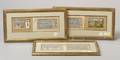 Three Framed Indian Manuscript Leaves