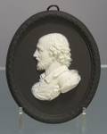 Wedgwood Bert Bentley Solid Black Jasper Portrait Medallion