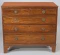 English EbonyInlaid Mahogany Chest of Drawers