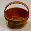 Small Wedgwood Rosso Antico Basket