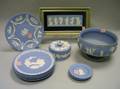 Eleven Modern Wedgwood Solid Light Blue Jasper Items