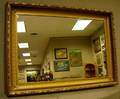 Large Gilt Gesso Framed Mirror