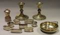 Twelve Small Sterling Silver Table Items