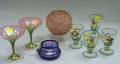 Eight Assorted Art Glassware and Table Items
