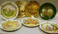 Seven Assorted English Series Ware Dinner Plates