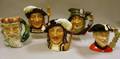 Five Large Royal Doulton Character Jugs