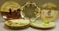 Eight Royal Doulton Series Ware Dinner Plates