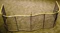Brass and Wire Serpentine Fireplace Fender