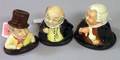 Three Small Royal Doulton Porcelain Dickens Character Busts