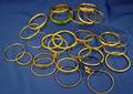 Seventeen Gold Bangle Bracelets