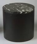 Seagram Collection Tubular Marble and Wood Occasional Table