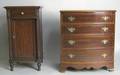 Federal style mahogany bowfront chest of drawers