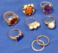 Eight Assorted Rings