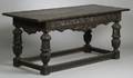Elizabethanstyle Carved Oak Refectory Table
