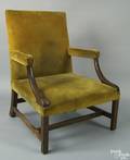 George III mahogany open armchair ca 1780