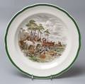 Set of Six Spode Fox Hunt Plates