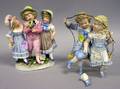 Two Bisque Figural Groups