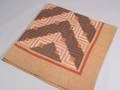 Pieced Cotton Streak of Lightning Pattern Log Cabin Quilt