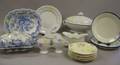 Seventeen Pieces of English Ceramic Tableware