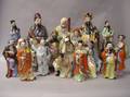 Collection of Eighteen Chinese Porcelain Figures