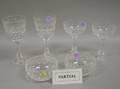 Fortyone Piece Set of Hawkes Colorless Cut Glass Tableware