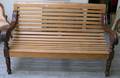 Asian Colonialstyle Export Pine and Hardwood Bench
