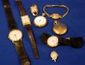 Six Wristwatches and Two Pocket Watches
