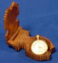 Vacheron and Constantin OpenFace Pocket Watch and a Carved Walnut Hutch