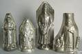 Four Santa Claus chocolate molds