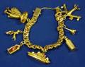 14kt Gold Travel Charm Bracelet