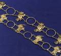 Set of Two Silver and Gilt Belts Cartier