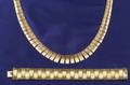 18kt Gold Necklace and Bracelet
