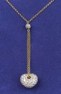 18kt Gold and Diamond Pendant Necklace