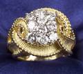 18kt Gold and Diamond Ring