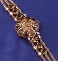14kt Rose Gold Citrine and Diamond Watch Lucien Picard