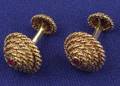14kt Gold Cuff Links
