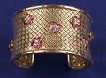 14kt Gold and Ruby Cuff Bracelet Van Cleef  Arpels