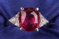 18kt White Gold Ruby and Diamond Ring