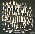 Silver spoons 19th c