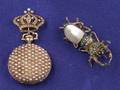 Antique Ladys Seed Pearl Pendant Watch