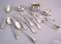 English silver tableware