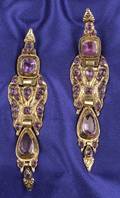 Antique Amethyst Earpendants