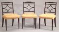 Set of Three Federal Mahogany and Mahogany Veneer Side Chairs